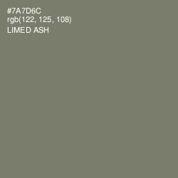 #7A7D6C - Limed Ash Color Image